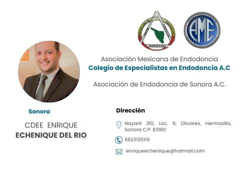 Col. Endodoncista Estado de Sonora
